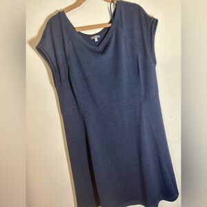 T by Talbots knit dress. Dark blue very good condition